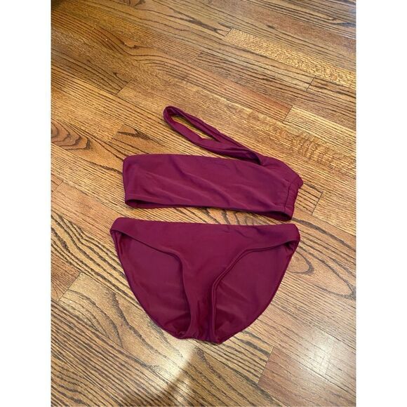 JADE Burgundy Halo Top and Livi Bottoms Size Small - Picture 2 of 5